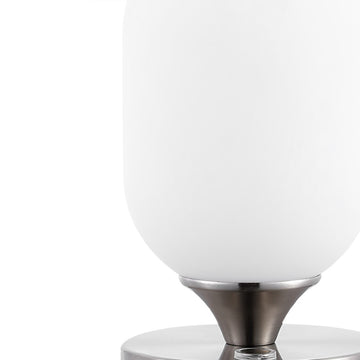 Eli 8" Bohemian Farmhouse Iron Rechargeable Integrated LED Table Lamp - JONATHAN Y
